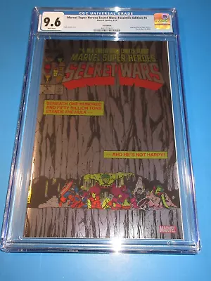 Buy Marvel Super-Heroes Secret Wars #4 Facsimile Reprint Foil CGC 9.6 NM+ Gem Wow • 35.44£