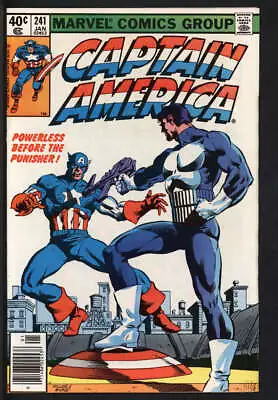 Buy Captain America #241 7.5 // Newsstand Edition - Punisher Cover Marvel 1980 • 49.02£