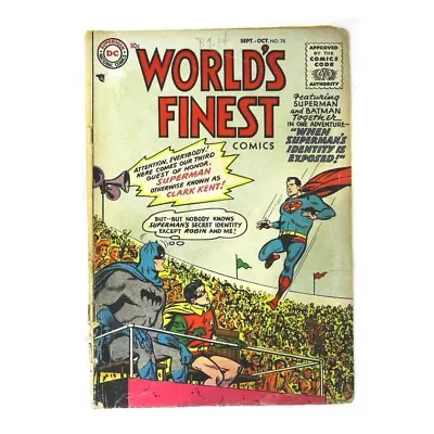 Buy World's Finest Comics #78 In Very Good Minus Condition. DC Comics [m{ • 128.68£