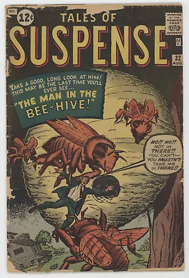 Buy Tales Of Suspense 32 Marvel 1962 FR PR Giant Insects Bees Jack Kirby Stan Lee • 78.84£