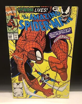 Buy AMAZING SPIDERMAN #345 Comic , Marvel Comics , Cletus Infected Low Grade • 6.99£