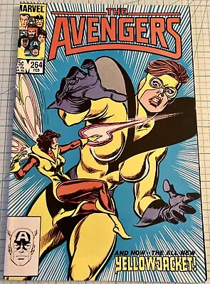 Buy Avengers #264 NM 1st Appearance The 2nd Yellowjacket (Rita DeMara) 1986 Marvel • 11.23£