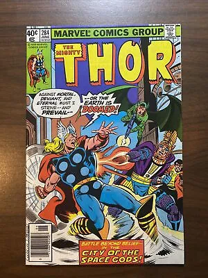 Buy Mighty Thor 284 Newsstand 9.4 NM! Marvel Bronze Age • 23.71£