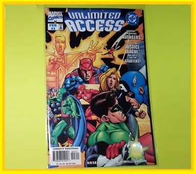 Buy Unlimited Access #3 1998 Marvel DC Crossover Justice League V Avengers /Darkseid • 4.50£