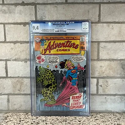 Buy ADVENTURE COMICS￼ #386   CGC 9.4 11/69 Supergirl, Mr Mxyzptik App • 130.61£