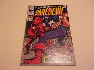Buy Daredevil # 43 1968 Captain America • 44.99£