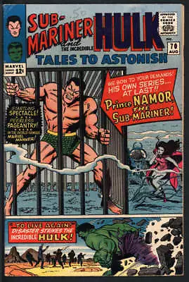 Buy Tales To Astonish #70 6.5 // Gene Colan Cover Marvel Comics 1965 • 56.99£