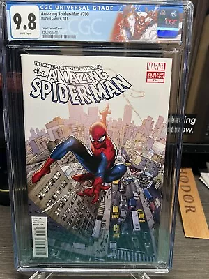 Buy MARVEL Amazing Spider-Man #700D Coipel Variant CGC 9.8 2013 - CUSTOM CGC LABEL • 92.36£
