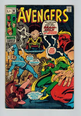 Buy Avengers (1963) #  86 UK Price (2.5-GD+) (284725) Brain-Child, Squadron Supre... • 11.25£