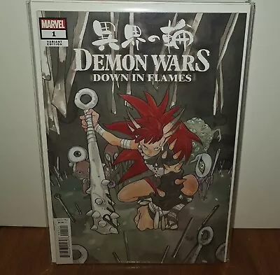 Buy DEMON WARS Down In Flames #1 Peach Momoko Variant Marvel Comics 2023 • 2.99£
