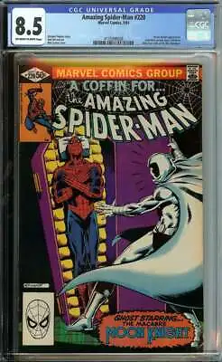 Buy Amazing Spider-man #220 Cgc 8.5 Ow/wh Pages // Moon Knight Appearance • 72.32£