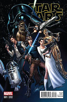 Buy Star Wars #1 (1:50 Connecting J Scott Campbell Variant / JSC / 2015 / NM) • 24.95£