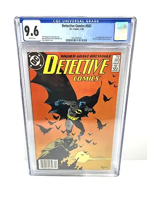 Buy Detective Comics #583 CGC 9.6 Newsstand White Pages 1st Ventriloquist Scarface • 419.53£