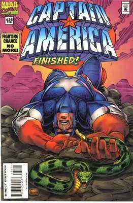 Buy SALE! Captain America #436 ~ Feb 1995 ~ 9.9 MINT ~ Fighting Chance Book 12 • 7.96£