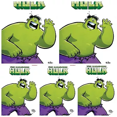 Buy 5 Pack Incredible Hulk #13 Skottie Young Big Marvel PRESALE 6/12 • 10.05£