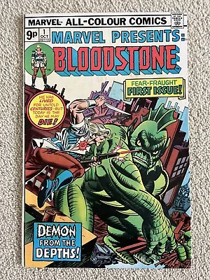 Buy Marvel Presents #1, 1st App Ulysses Bloodstone  Marvel Comics (1975) Fine • 18.75£
