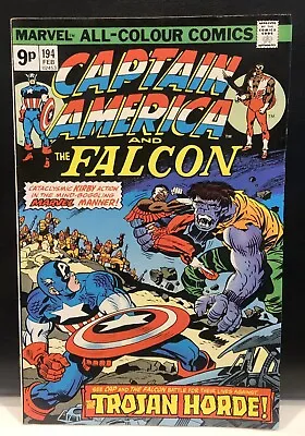 Buy CAPTAIN AMERICA #194 Comic Marvel Comics Bronze Age • 4.99£