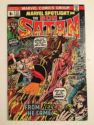 Buy Marvel Spotlight #12 FN- (5.5) MARVEL ( Vol 1 1973) 1st App Son Of Satan • 35£