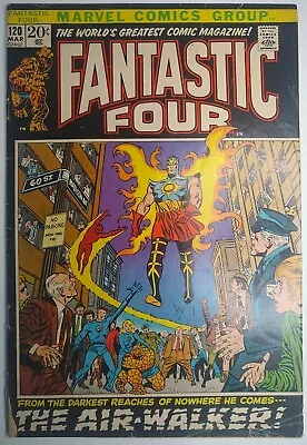Buy Marvel Comics Fantastic Four #120 1st Appearance Air-Walker, Herald Of Galactus • 31.59£