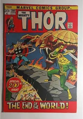 Buy Mighty Thor  #200 June 1972 Marvel Comics Stan Lee Ragnarok Issue  F/vf 7.0 • 31.23£