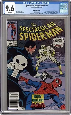 Buy Spectacular Spider-Man Peter Parker #143N CGC 9.6 Newsstand 1988 4369820009 • 43.02£