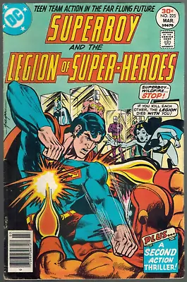 Buy Superboy Legion Of Super-Heroes 225  Superboy Vs Wildfire!  VG/F  1977 DC Comic • 3.18£