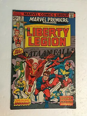 Buy Marvel Premiere # 29 Featuring The Liberty Legion 1st Team Appearance BRONZE AGE • 5.51£