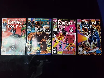 Buy Fantastic Four Lot Of (4) #345,350 (1991) Marvel White Doctor Doom,#351,352 • 78.64£