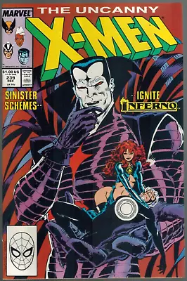 Buy Uncanny X-Men 239  Inferno!  Mr. Sinister & The Goblin Queen! VF/NM 1988 Marvel • 15.77£