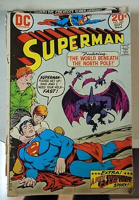 Buy DC Comics Superman 267 Torn Cover Low Grade • 1.60£
