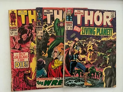 Buy Silver Age Thor 3 Comic Book Lot: 133 🔑 , 148 🔑 , & 153  (Jack Kirby) Marvel  • 55.96£