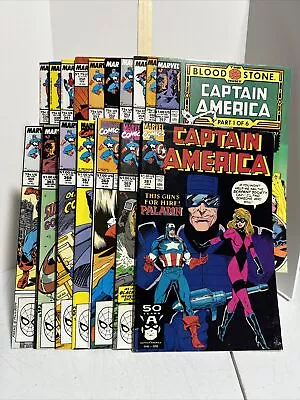 Buy Lot Of 17- Captain America #336, 339, 341, 350-357, 365-369, 381 Marvel Comics • 59.11£