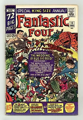 Buy Fantastic Four Annual #3 VG+ 4.5 1965 • 59.46£