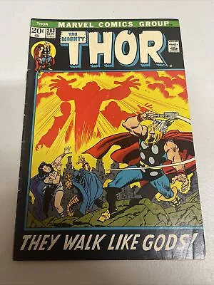 Buy THOR #203 - THEY WALK LIKE GODS Mid Grade Marvel Comics • 12.70£