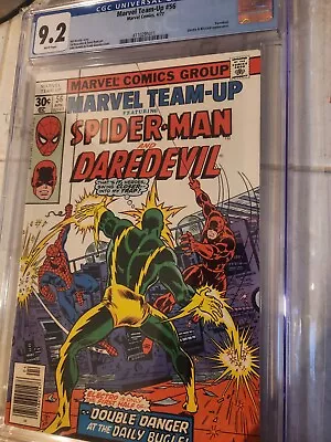 Buy Marvel Team-Up 56 CGC 9.2 Spider-man & Daredevil 1977 Vs Electro & Blizzad • 94.87£