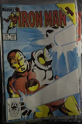 Buy IRON MAN #197 MARVEL Comics 1985 SECRET WARS 2 Crossover • 47.44£