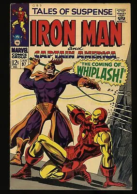 Buy Tales Of Suspense #97 VF 8.0 1st Appearance Whiplash! Black Panther! Marvel 1968 • 56£