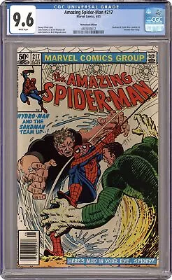 Buy Amazing Spider-Man #217N Newsstand Variant CGC 9.6 1981 4401859012 • 83.92£