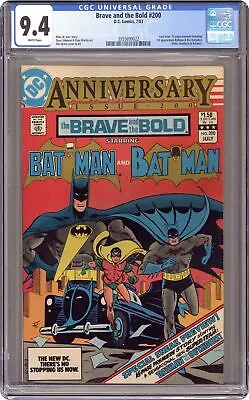 Buy Brave And The Bold #200 CGC 9.4 1983 3955699022 1st Batman And The Outsiders • 75.26£