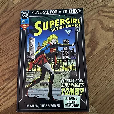 Buy SUPERGIRL IN ACTION COMICS Funeral For A Friend/6 #686 (DC 1993) Bagged Boarded • 1.60£