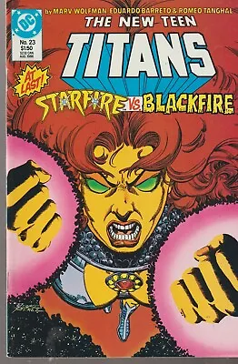 Buy Dc Comics New Teen Titans #23 (1986) 1st Print F • 2.25£