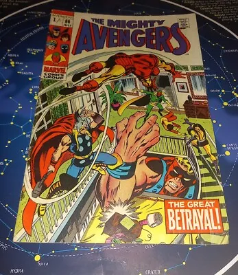 Buy The Mighty Avengers #66 1969 Pence Copy • 35£