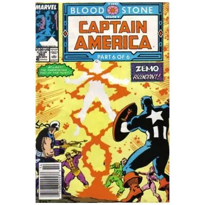 Buy Captain America (1968 Series) #362 Newsstand In VF Condition. Marvel Comics [o; • 6.31£