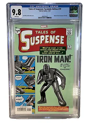 Buy Tales Of Suspense #39 Facsimile Edition 2020 1st Appearance Iron Man Cgc 9.8 • 355.46£