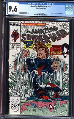 Buy Amazing Spider-man #315 Cgc 9.6 White Pages // Venom + Hydro-man Appearance 1989 • 79.95£