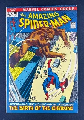 Buy Amazing Spider-Man (1963) #110 FN+ (6.5) Kraven The Hunter 1st App Gibbon • 59.26£