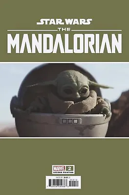Buy Star Wars The Mandalorian #2 2nd Print Baby Yoda Grogu Photo Variant Marvel 2022 • 6.28£