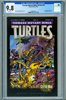 Buy TEENAGE MUTANT NINJA TURTLES #52 CGC 9.8 1992 1st Appearance Of KARAI 3809694014 • 883.04£