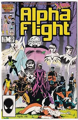 Buy Alpha Flight #33 (Marvel 1986) 1St Appearance Of Lady Deathstrike (Yuriko Oyama) • 15.98£