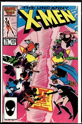 Buy 1986 Uncanny X-Men #208 Marvel Comic • 6.31£